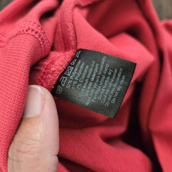 Alphalete OG Revival Leggings Seamless Athletic Full Length High-Rise Red Coral - Picture 4 of 7